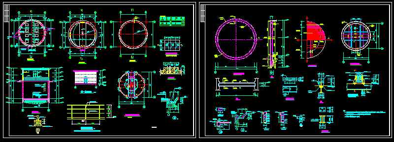 全套集水井结构设计图纸