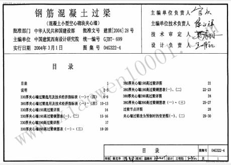 04G322-4-钢筋混凝土过梁