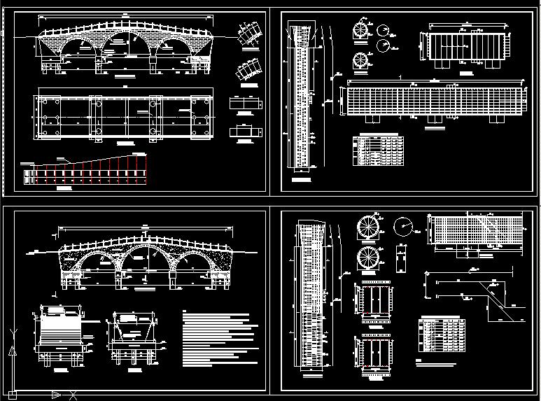 拱桥施工图