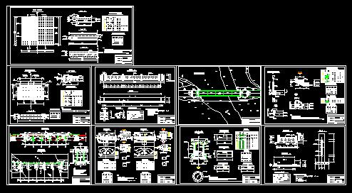 8m跨板桥全套图纸