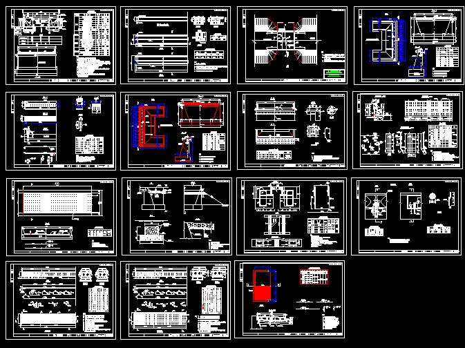 13米跨桥完整施工图