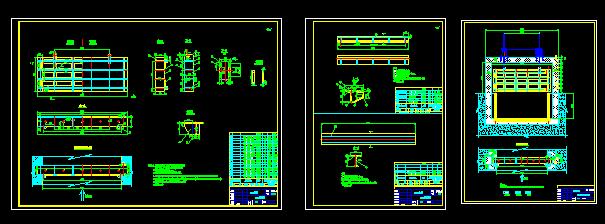 渠道闸门图纸