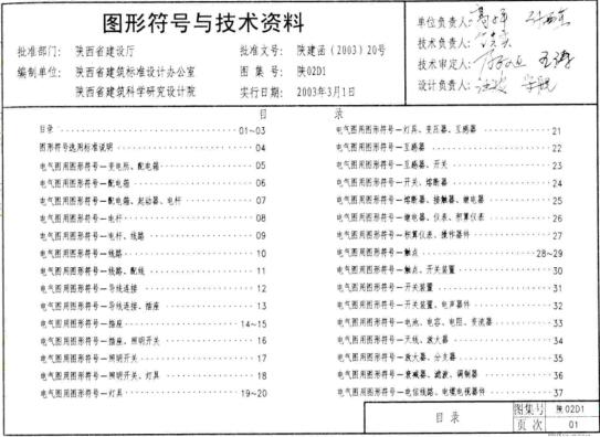 陕02D1 图形符号与技术资料