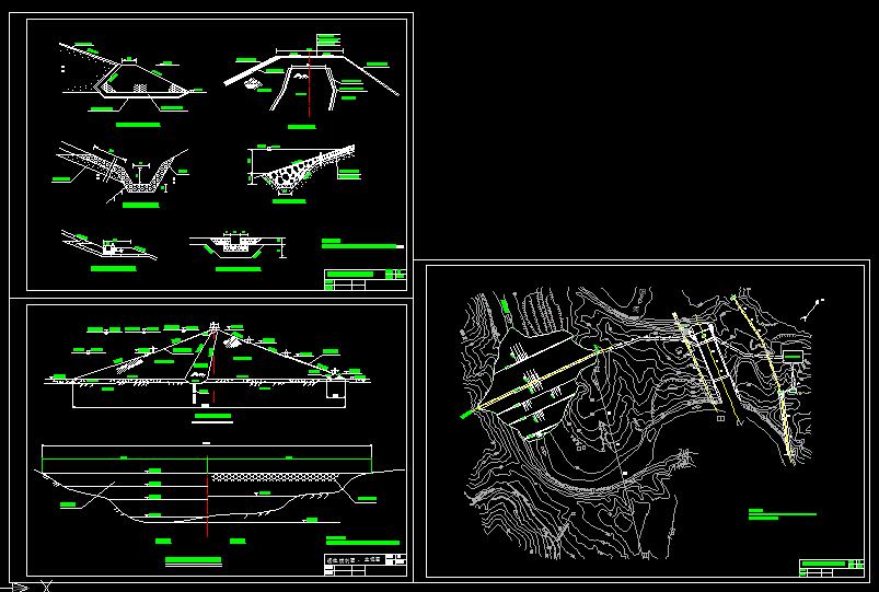 水库大坝毕业设计图